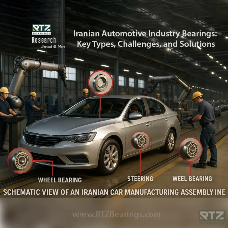 بلبرینگ‌های پرمصرف در صنعت خودروسازی ایران: چالش‌ها و راهکارها