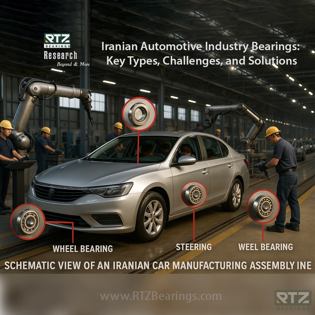 بلبرینگ‌های پرمصرف در صنعت خودروسازی ایران: چالش‌ها و راهکارها