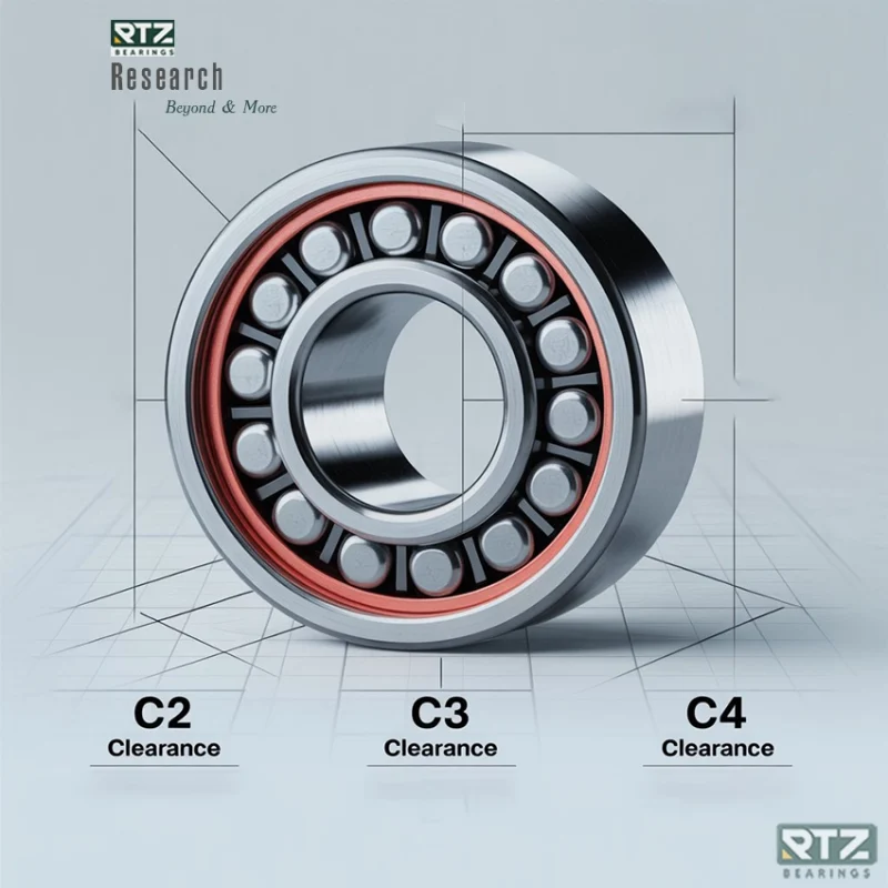 بررسی دقیق تلورانس و لقی (C2, C3, C4) در بلبرینگ‌ها